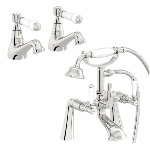 Winchester Basin Tap and Bath Shower Mixer Pack
