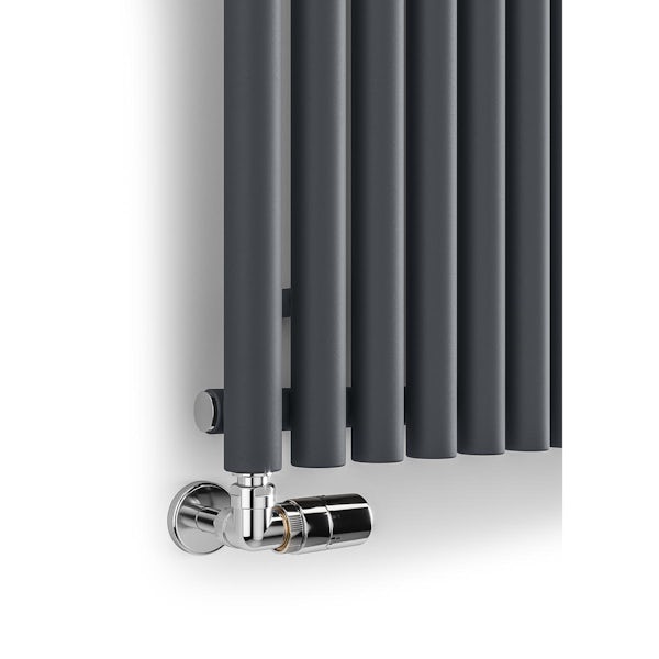Terma Rolo Room modern grey radiator 1200 x 590