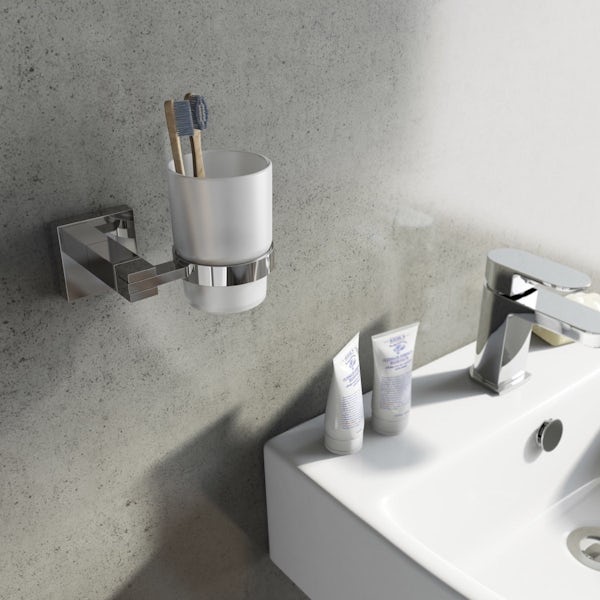 Orchard Wye square ensuite 5 piece accessory set