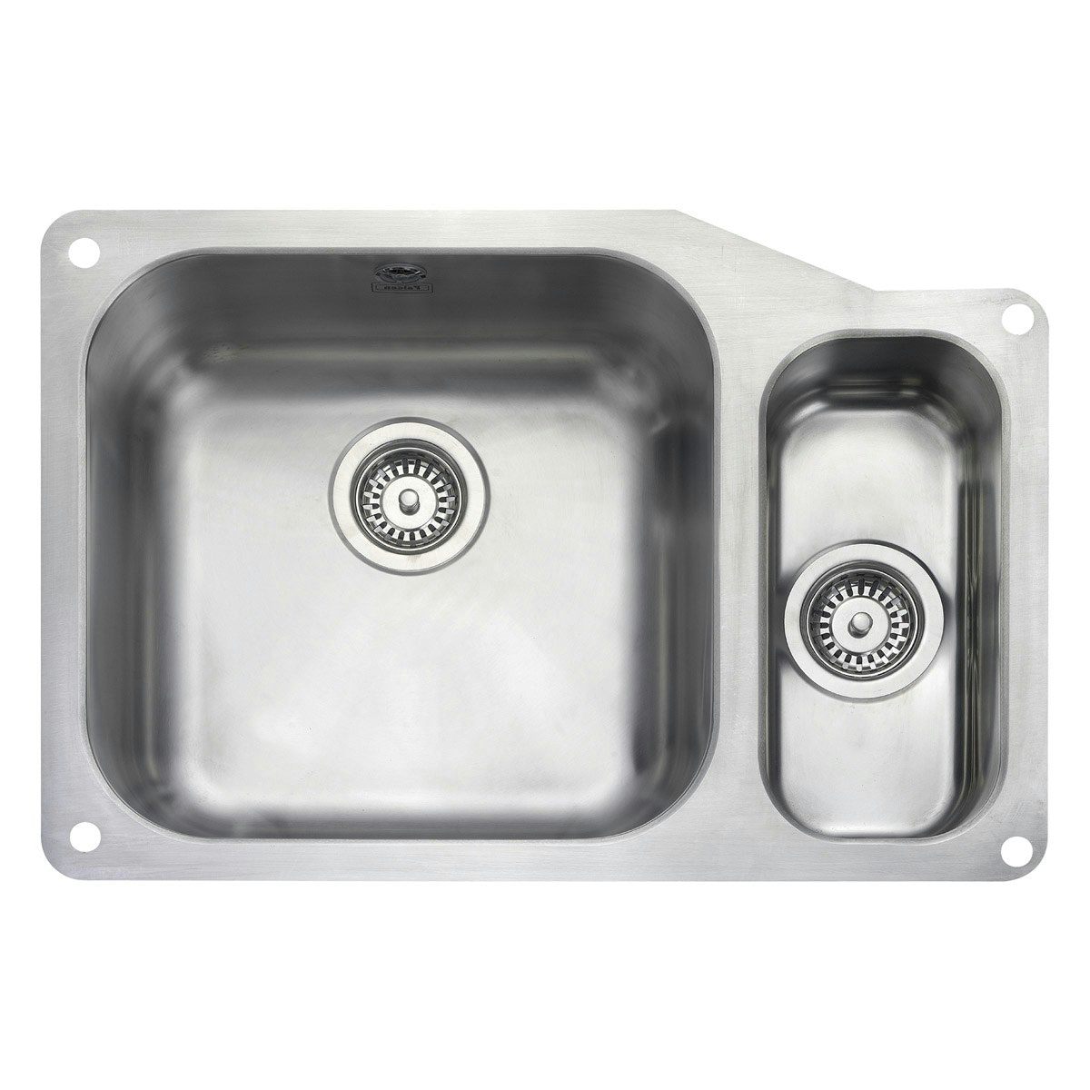 Rangemaster Atlantic Classic 1.5 bowl undermount right handed kitchen sink with waste