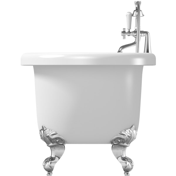 The Bath Co. Dulwich roll top bath with ball and claw feet