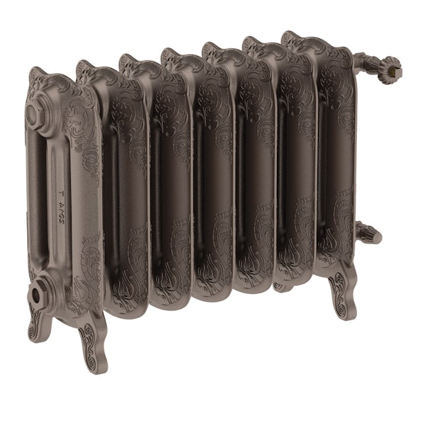 Oxford russet freestanding cast iron radiator 470 x 606