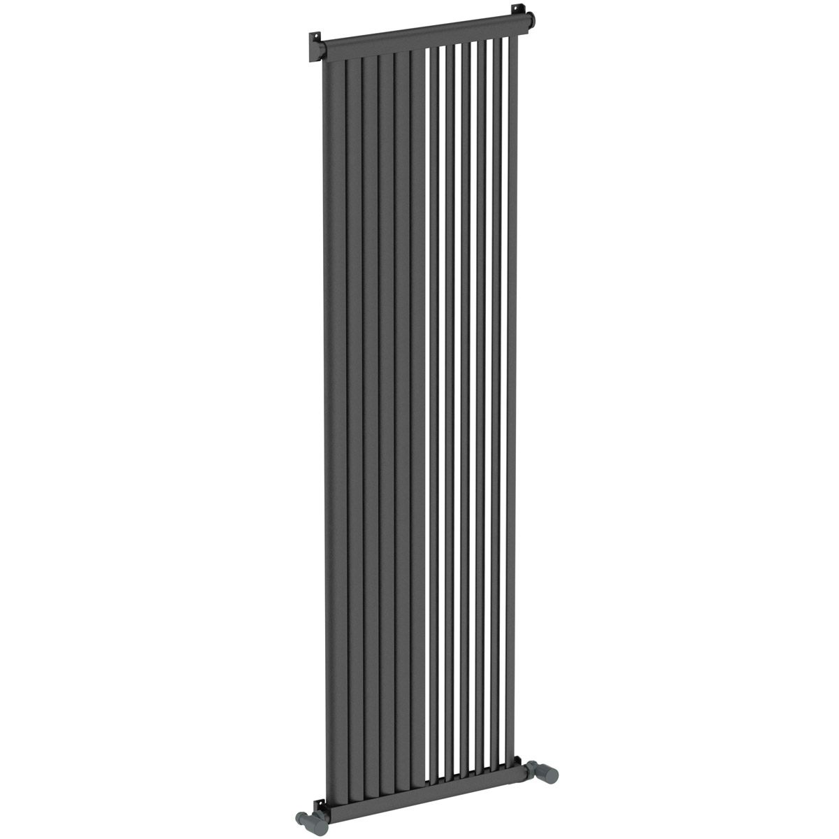 Mode Zephyra Anthracite Vertical Radiator 1800 X 468 | VictoriaPlum.com