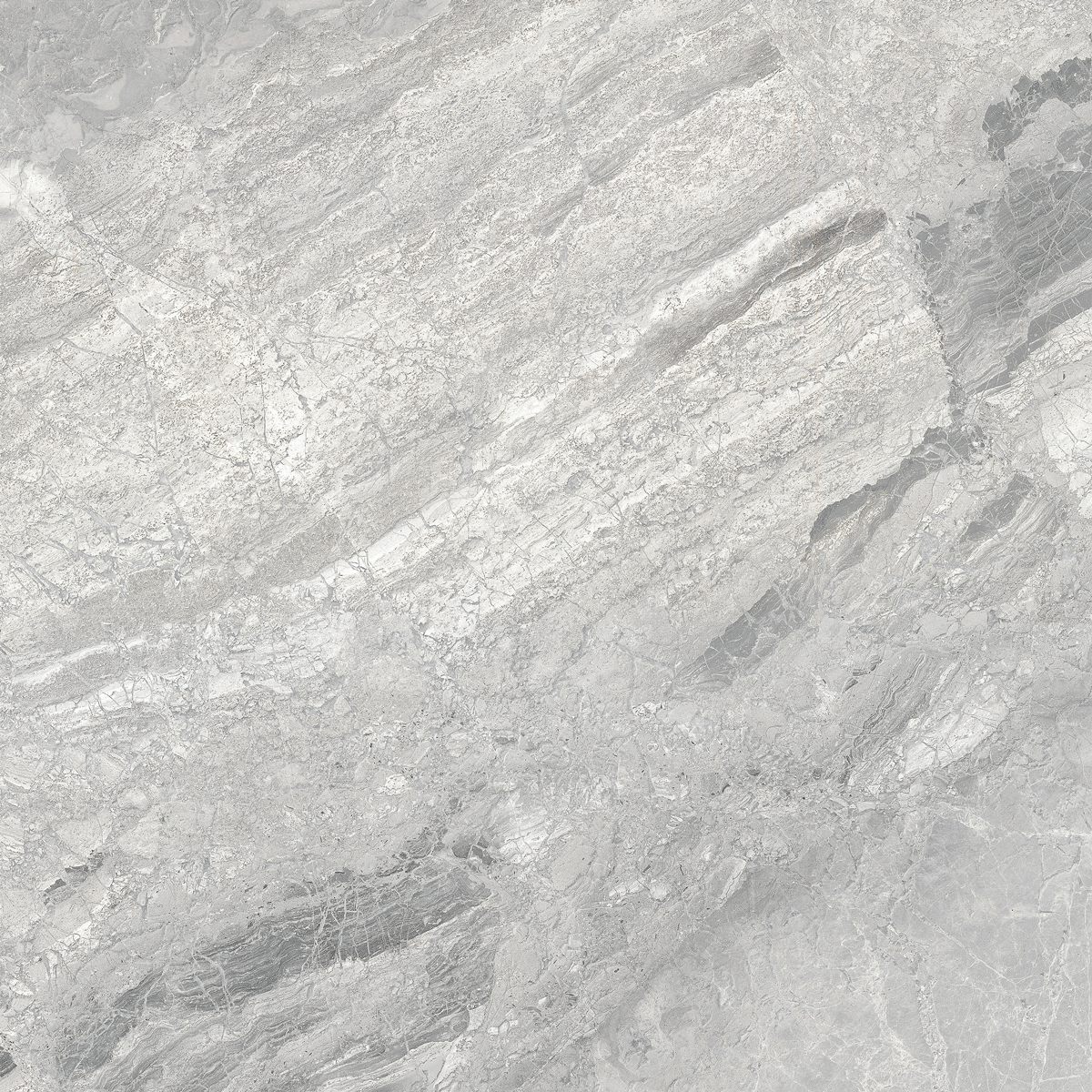 Fusion Silver Marble Effect Gloss Wall And Floor Tile 600mm X 600mm ...