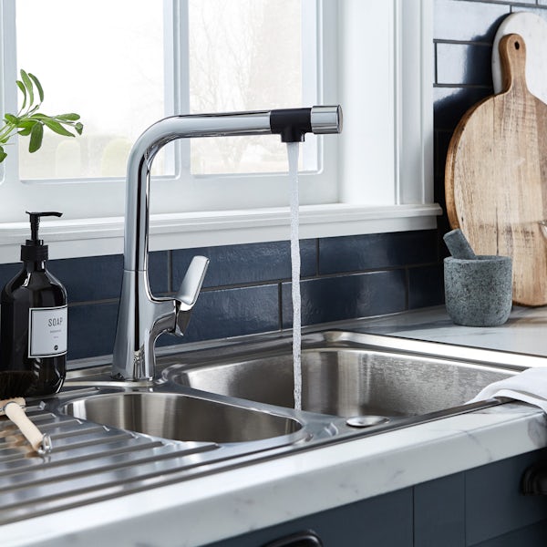 Bristan Gallery Pure single lever kitchen mixer tap with filter