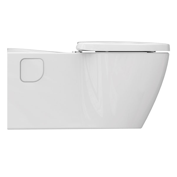 Ideal Standard Concept Freedom elongated wall hung toilet inc seat
