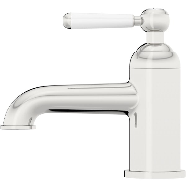 The Bath Co. Aylesford Vintage cloakroom mono basin mixer tap with waste