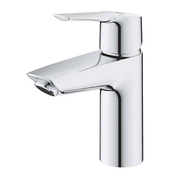 Grohe Start single lever basin mixer tap S-size with push open waste