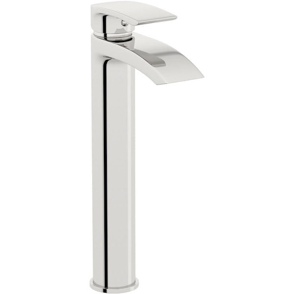 Orchard Wye round chrome high rise basin mixer tap