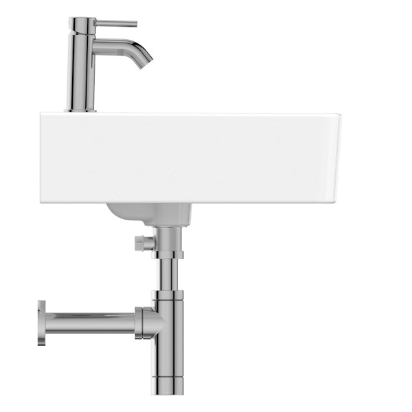 Ideal Standard Concept Cube 1 tap hole wall hung basin 600mm