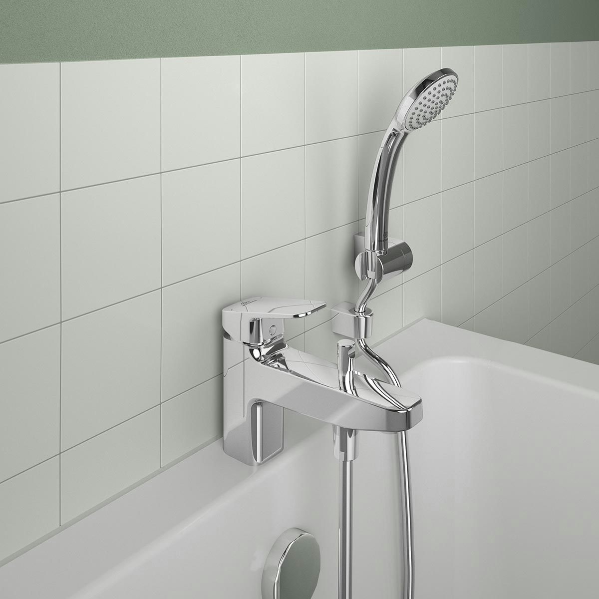 Ideal Standard Ceraplan single lever bath shower mixer tap with shower set