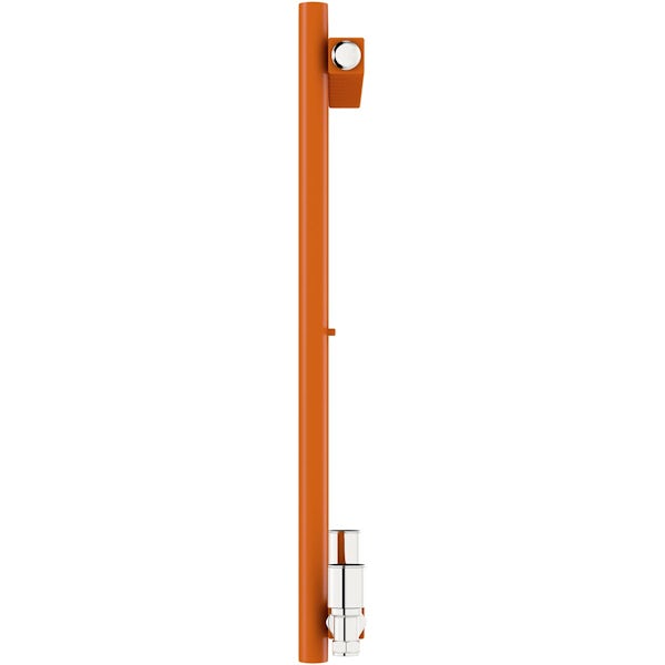 The Tap Factory Vibrance orange vertical panel radiator