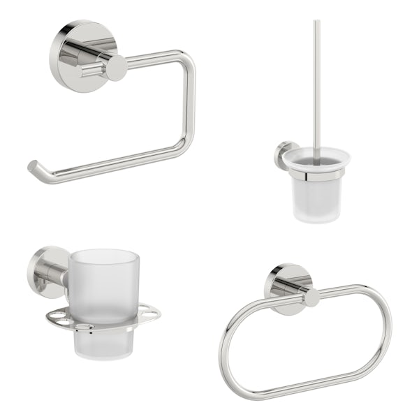 Accents Lunar full bathroom accessories pack
