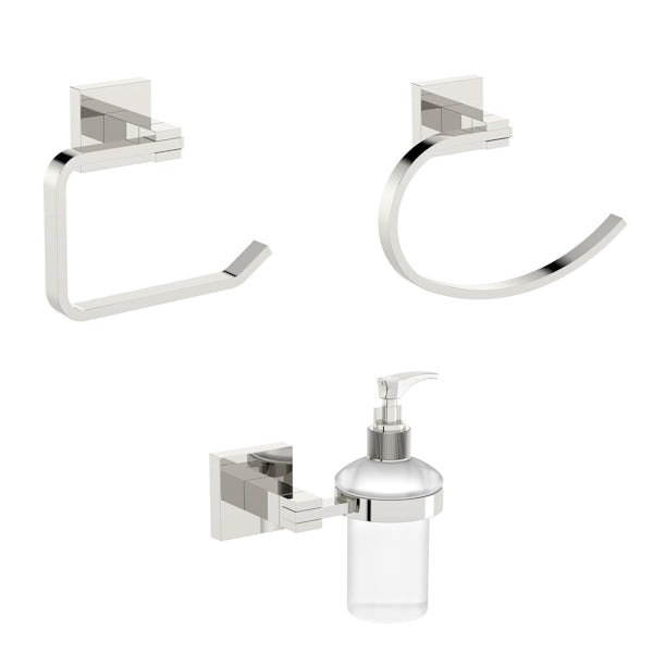 Orchard Wye square cloak room 3 piece accessory set