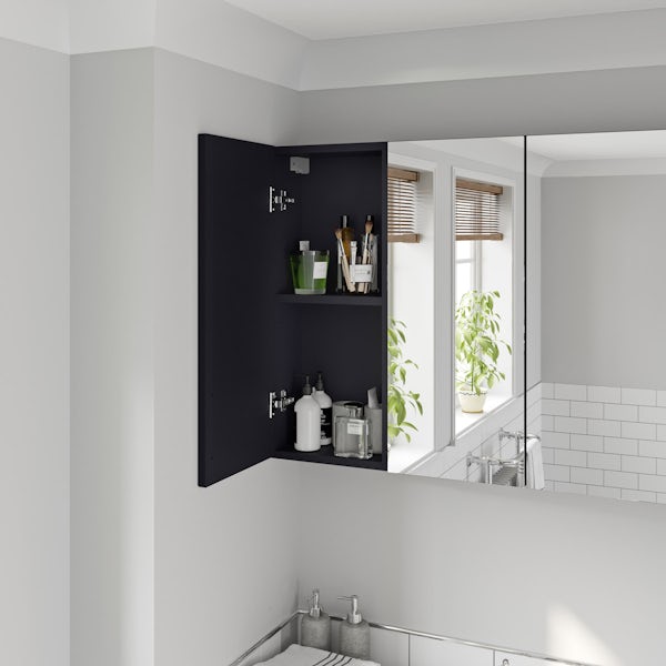 Reeves Newbury indigo wall hung cabinet 720 x 300mm