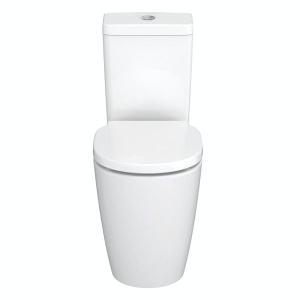 Ideal Standard Concept Freedom comfort height close coupled toilet with soft close toilet seat