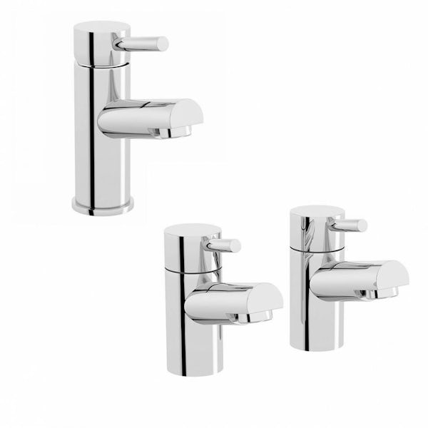 Orchard Eden basin mixer and bath tap pack