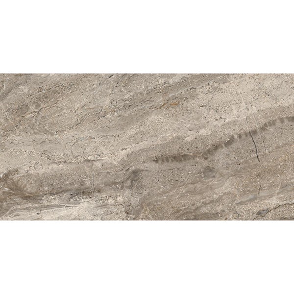 Calcolo Maximus stone polished glazed porcelain wall and floor tile 300 x 600mm