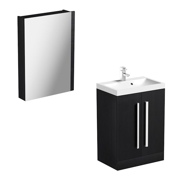 Orchard Wye essen vanity unit and mirror offer 600mm