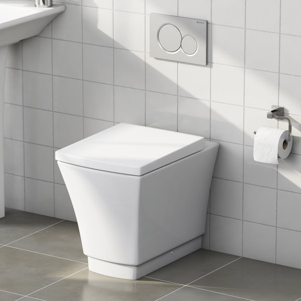 Mode Austin back to wall toilet with soft close seat