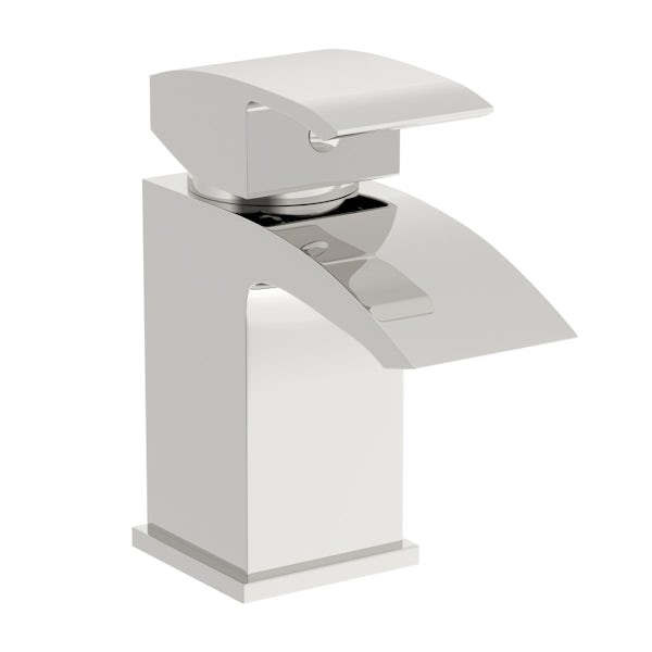 Orchard Wye cloakroom basin mixer tap with slotted waste