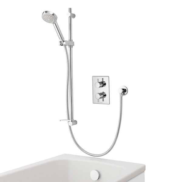 Aqualisa Dream concealed thermostatic mixer shower with bath filler