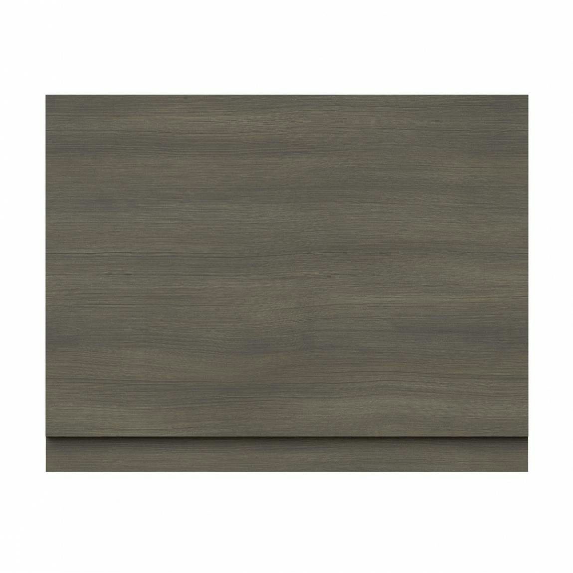 Drift walnut wooden bath end panel 800mm