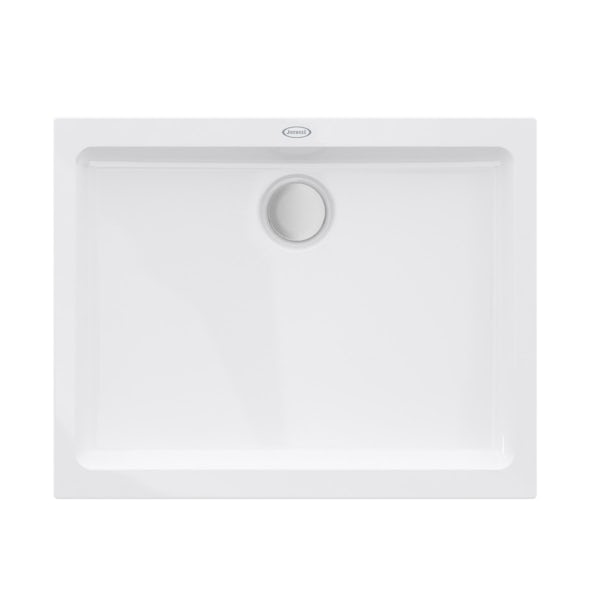 Jacuzzi the Essentials matt white acrylic shower tray 1000 x 800