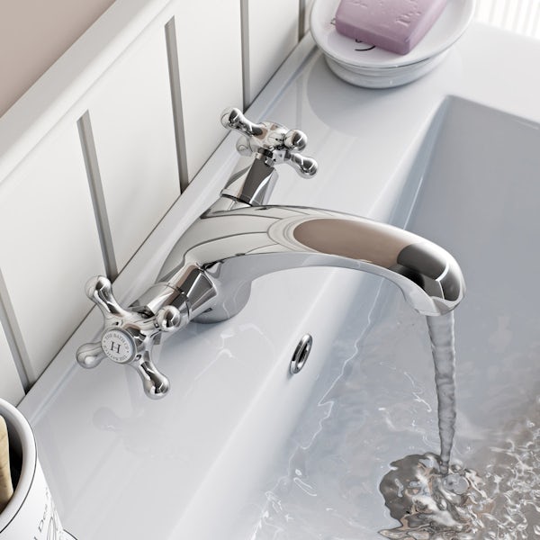 The Bath Co. Camberley basin mixer tap offer pack