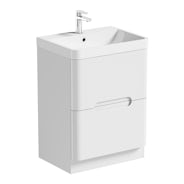 Mode Ellis close coupled toilet and white vanity unit suite 600mm ...