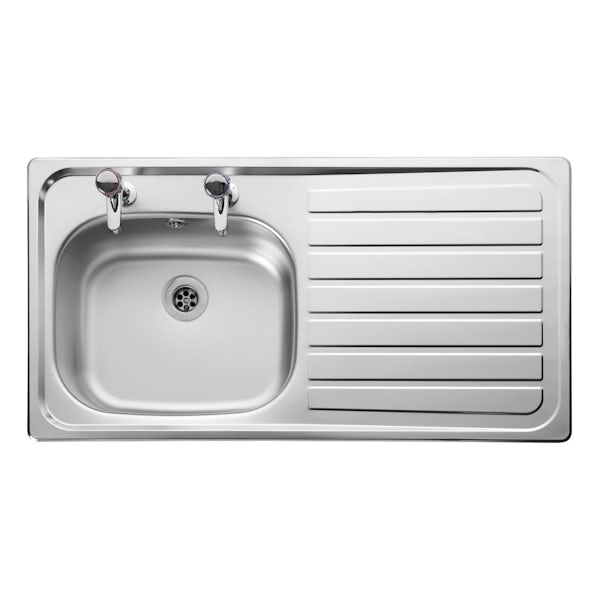 Leisure Lexin 1.0 bowl right handed kitchen sink