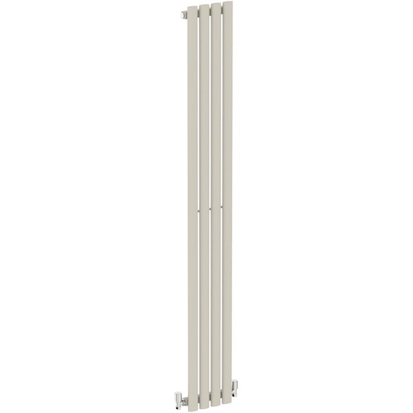 The Tap Factory Vibrance ivory vertical panel radiator