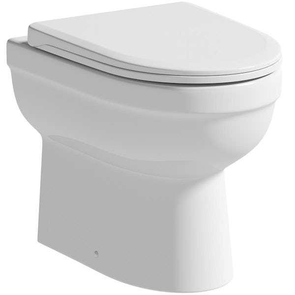 Orchard Eden back to wall toilet with soft close seat
