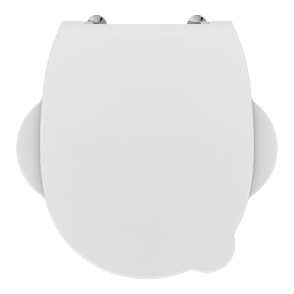 Armitage Shanks Contour 21 white seat and cover for back to wall toilets