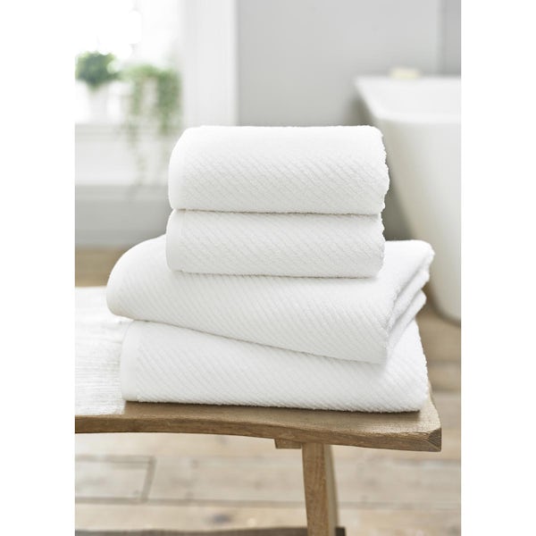 Deyongs Bliss Essence 500gsm zero twist towel bale white