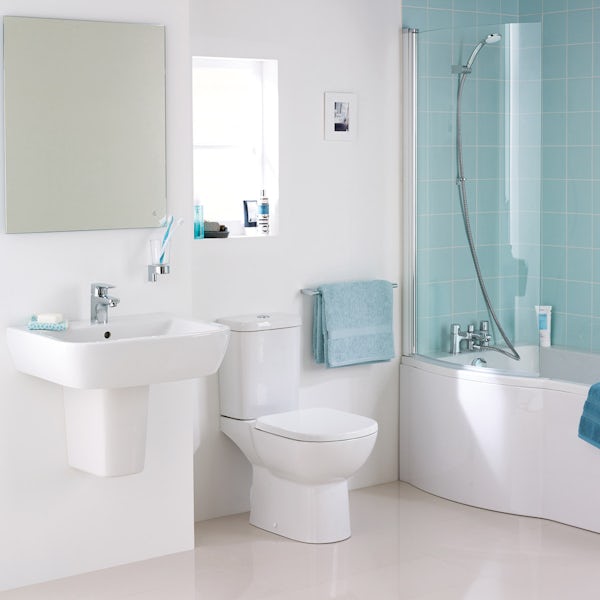 Ideal Standard Tempo complete straight bath suite 1700 x 700