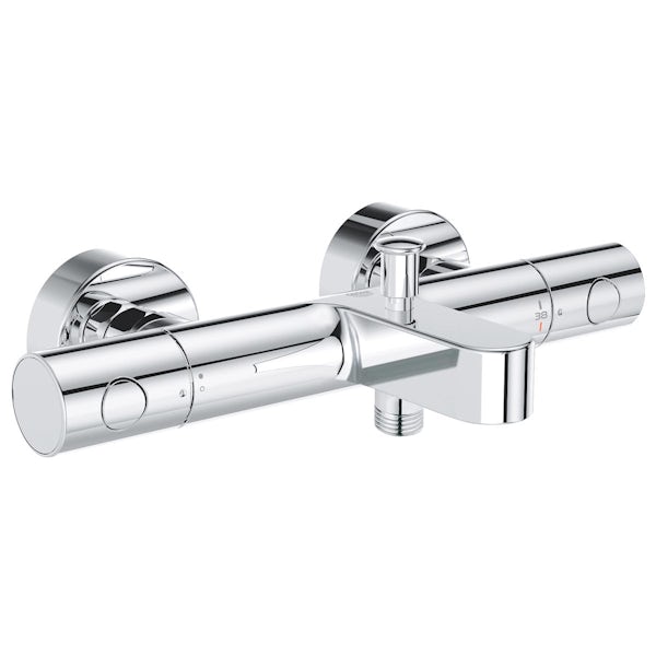 Grohe Precision Get thermostatic round bath mixer tap
